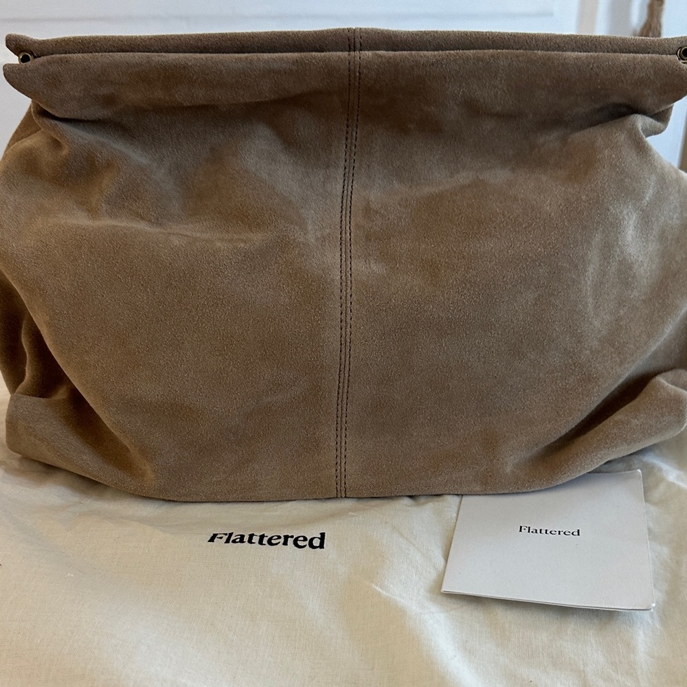 Flattered Brown Suede Bag - Picture 4 of 4